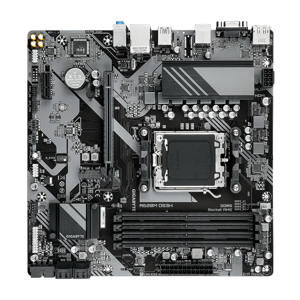 GIGABYTE A620M DS3H - Socket AM5 - motherboard GigaByte