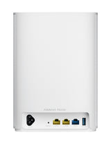 ASUS ZenWiFi AX Hybrid XP4 – routerens bagside med netværksporte og USB