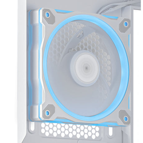 ASUS PRIME AP202 TG ARGB – nærbillede af ARGB-blæser