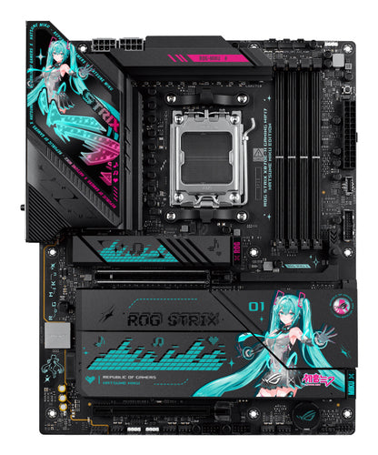 ASUS ROG STRIX X870E-H GAMING WIFI7 Hatsune Miku Edition – AM5 bundkort
