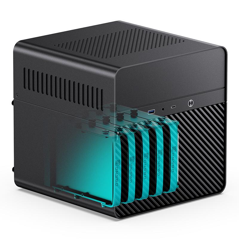 Jonsbo N2 Mini-ITX, Sort