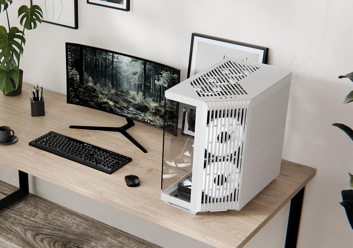 APNX V1, Midi-Tower, ATX, Tempered Glass - white Aerocool Advanced Technologies Co., LTD (APNX)