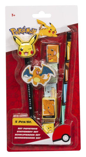 Pokémon - Stationery set 5 pieces Pokémon