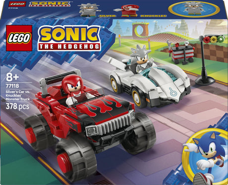 LEGO 77118 Sonic the Hedgehog Silver's Car vs. Knuckles' Monster Truck LEGO