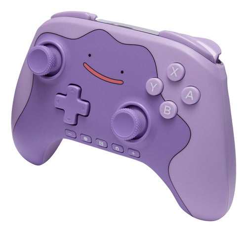PowerA Advantage – Pokémon Ditto – Trådløs Switch 2-controller – controller skråt fra højre