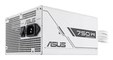 ASUS PRIME-750B-WHITE – strømindgang og sidepanel