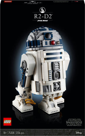 LEGO 75308 Star Wars R2-D2 Buildable Lightsaber Figure Construction Toy (Adult Set) Lego