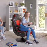 X-Rocker - Torque 2.1 Stereo Audio Gaming Chair with Vibration - BLACK/RED X-Rocker