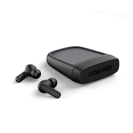 Urbanista - Phoenix - Solar Charging In-Ear Headphones - Midnight Black Urbanista