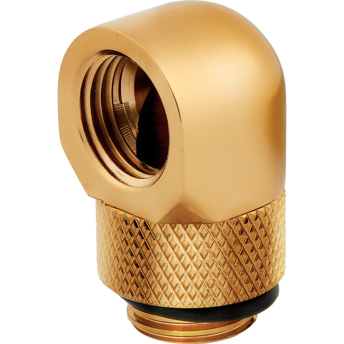 CORSAIR Hydro X Series 90° roterande adapter kylvätskesystemanpassning 2-pack guld