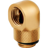 CORSAIR Hydro X Series 90° roterande adapter kylvätskesystemanpassning 2-pack guld