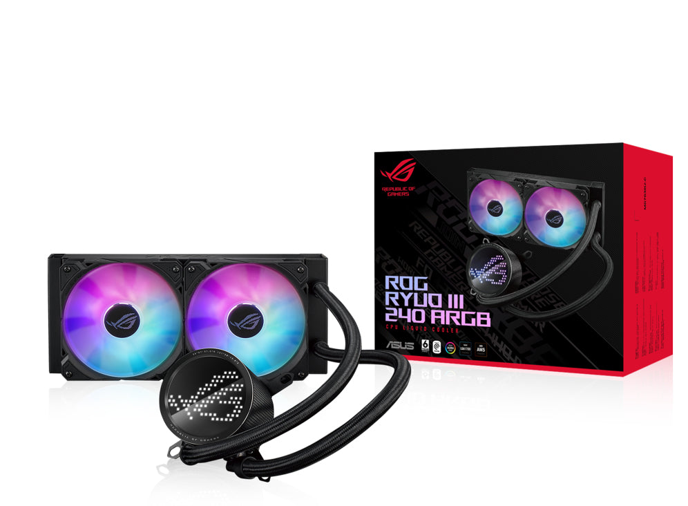 ASUS ROG RYUO III 240 ARGB Processors flydende kølesystem 1-pack Sort 120 mm