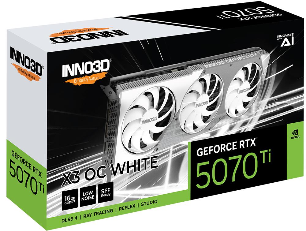 Inno3D GeForce RTX 5070 Ti X3 OC White 16GB GDDR7 InnoVISION Multimedia Technologies