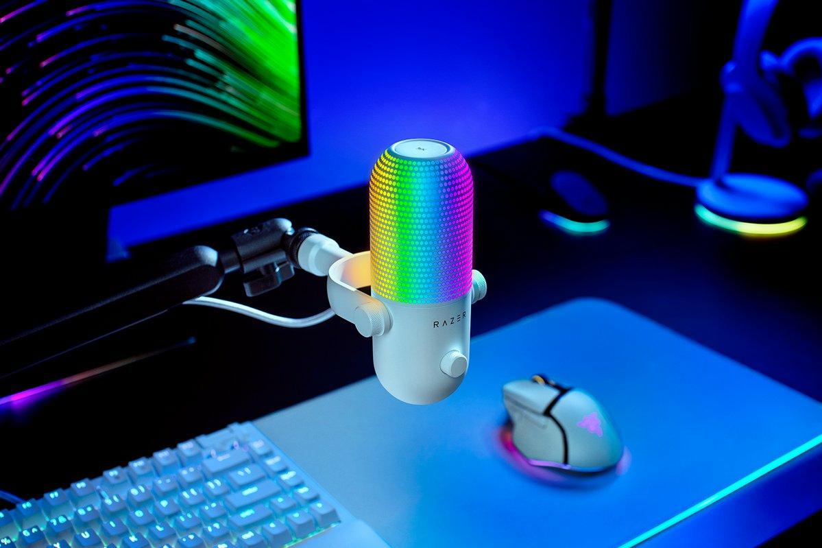 Razer - Seiren V3 Chroma - White Razer