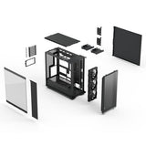 Midi Epoch XL Black TG Light tint Fractal design