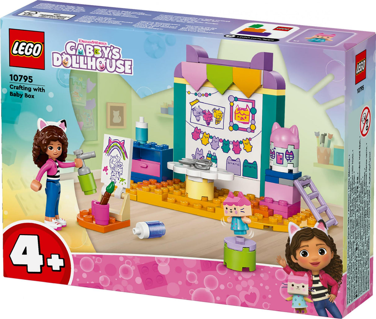 LEGO 10795 Gabby's Dollhouse Crafting Fun with Baby Box LEGO