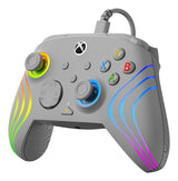 Turtle Beach Afterglow Wave Wired – Xbox/PC, grå – Set skråt fra venstre