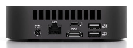 ASUS NUC 14 Pro AI Slim set bagfra med netværk, HDMI, USB og Thunderbolt 4
