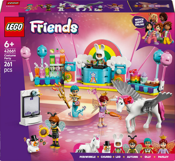 LEGO 42661 Friends Enhörnings- och Fekostymfest