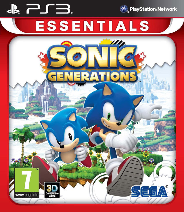 Sonic Generations (Essentials) – PlayStation 3 – spilomslag
