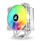 Sharkoon A40 RGB CPU-køler – hvid, 120 mm, 4 heatpipes – billede 4