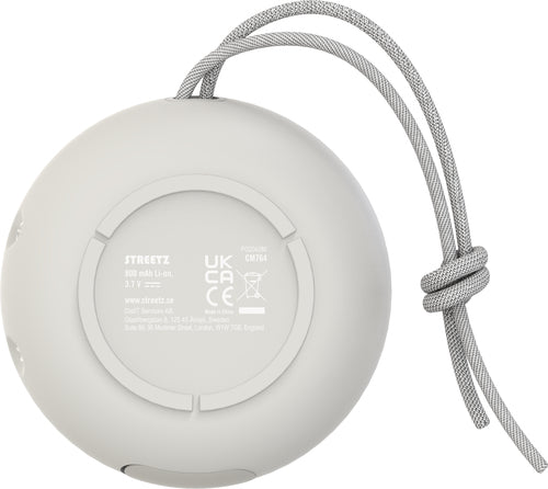 S200 Waterproof Bluetooth speaker, 5 W, AUX, grey streetz