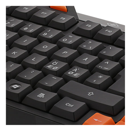 DELTACO GAMING GAM-024 Tastatur Membran Kabling Nordisk Deltaco