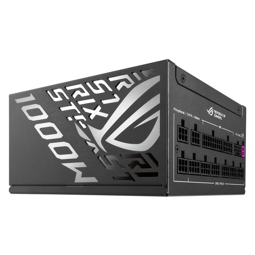 ASUS ROG Strix 1000W Platinum – sort ROG Equalizer-strømforsyning med modulære kabler