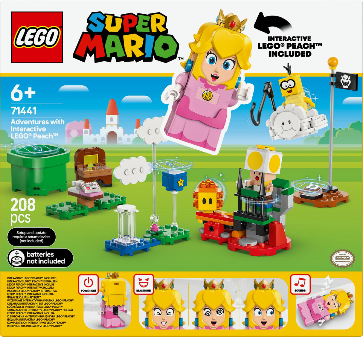 LEGO 71441 Super Mario Adventures with the interactive LEGO Peach LEGO