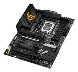 ASUS ROG STRIX Z890-H GAMING WIFI set ovenfra i vinkel