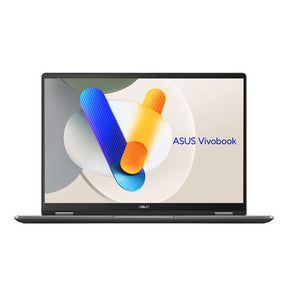 ASUS Vivobook 14 Flip TP3407SA-QL023W Copilot+ PC – set forfra; tastaturlayout illustrativt