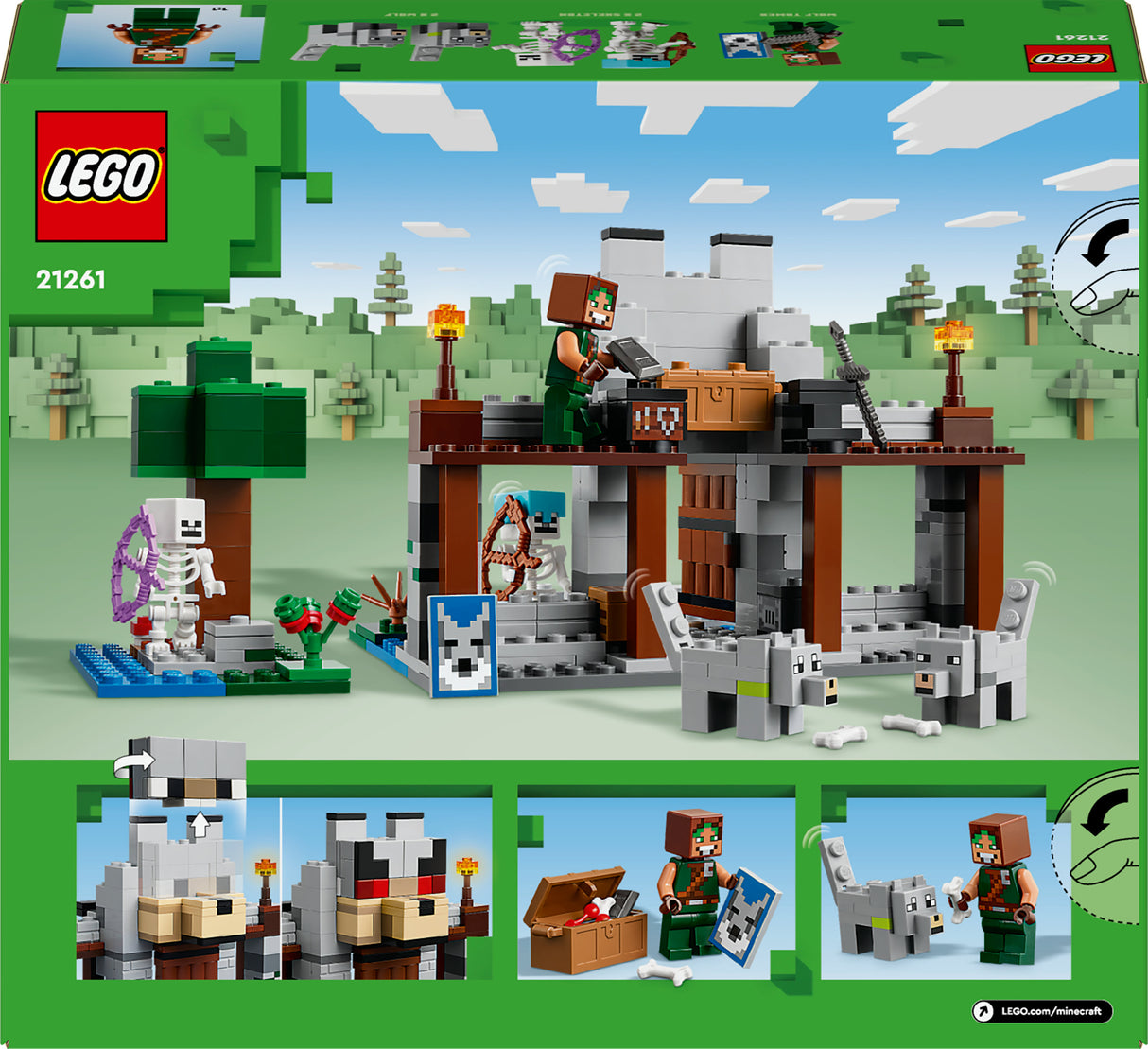 LEGO Minecraft - The Wolf Stronghold (21261) LEGO