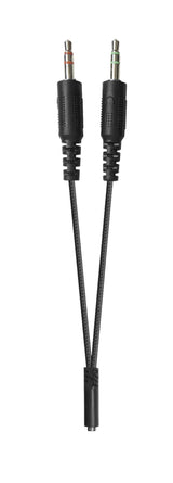 Speedlink - Metis Stereo Headset, 3,5mm Jack with Y-Adapter - Black Speedlink