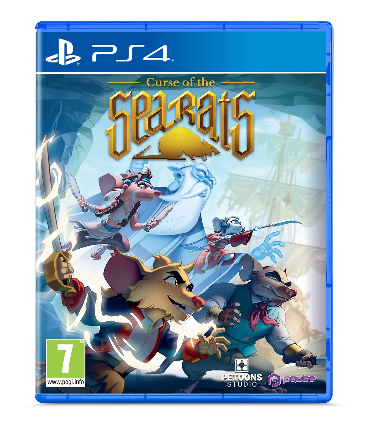 Curse of the Sea Rats – PlayStation 4 – spilomslag