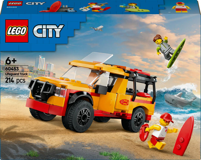 LEGO 60453 City Lifeguard Emergency Vehicle, Construction Toy LEGO