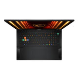 MSI Stealth 18 HX AI A2XWJG-013FR – tastatur og touchpad set ovenfra