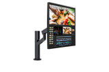 LG DualUp Ergo 28MQ780-B 28 2560 x 2880 HDMI DisplayPort USB-C 60Hz Forlæng Træk tilbage  Dockingskærm LG Electronics