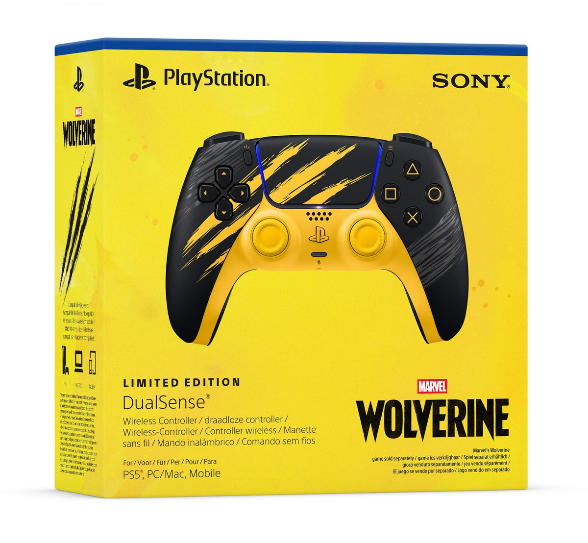 Sony DualSense-controller til PS5 – (Wolverine Yellow) – produktdetalje 8