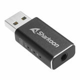 Sharkoon Gaming DAC Pro S V3 Black 24-bit 96kHz 250mW 32-300 Ohm USB-A Hi-Res External Sound Card DAC Sharkoon