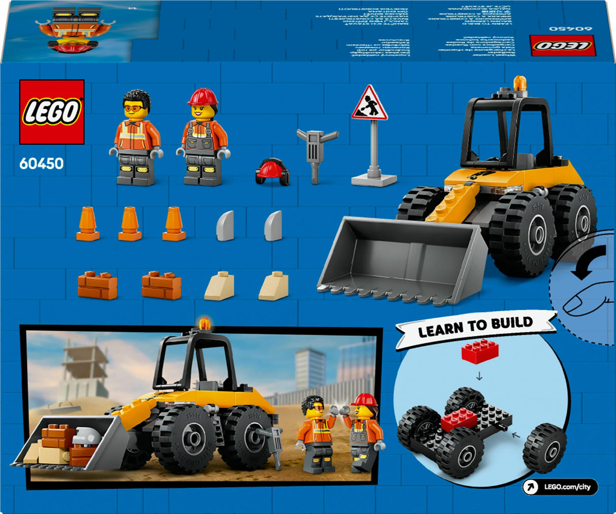 LEGO - LEGO City - Yellow Construction Wheel Loader (60450) LEGO