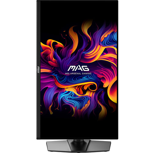 MSI MAG 271QP QD-OLED X28 – 26,5″ gamingskærm, 2560 × 1440, 280 Hz – skærmen vendt lodret