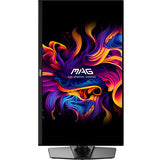 MSI MAG 271QP QD-OLED X28 – 26,5″ gamingskærm, 2560 × 1440, 280 Hz – skærmen vendt lodret