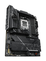 ASUS ROG STRIX X870E-H GAMING WIFI7 – ATX AM5 bundkort – skråt ovenfra