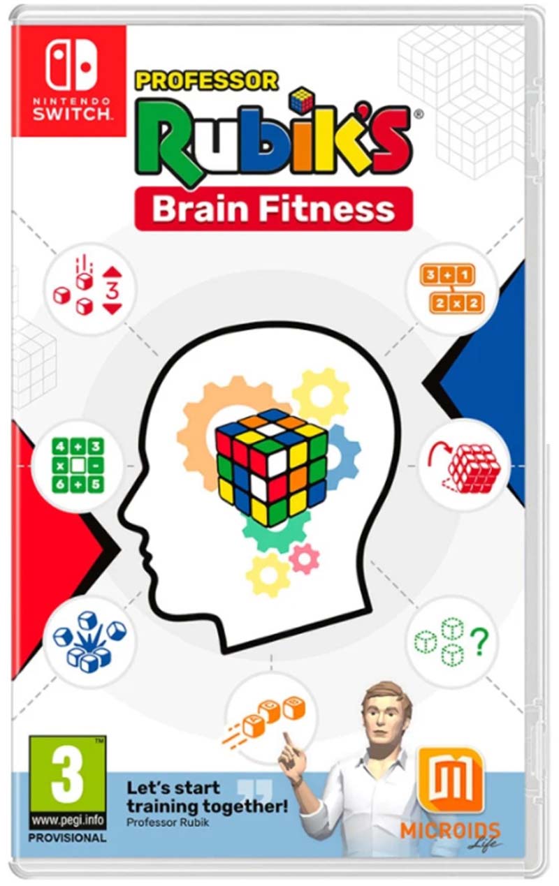 Professor Rubik's Brain Fitness – Code in Box – Nintendo Switch – Geekd