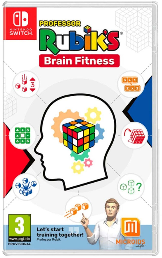 Professor Rubik's Brain Fitness – Code in Box – Nintendo Switch – spillets udgave