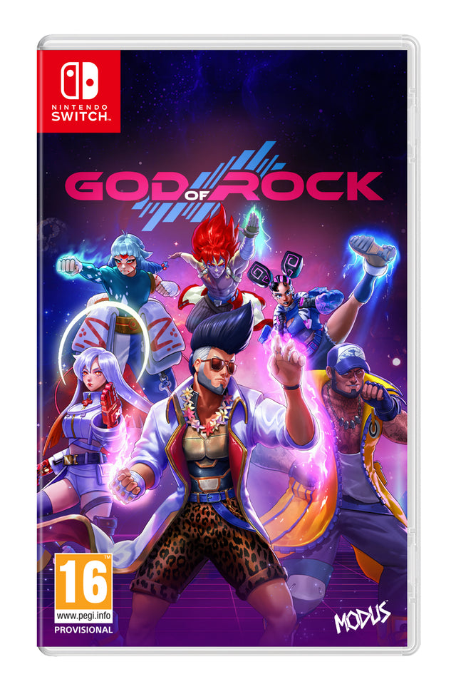 God of Rock – omslag til Nintendo Switch