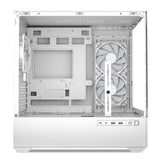 Sharkoon MK6 RGB White Panoramic Dual Tempered Glass 3x 120mm ARGB PWM Fans USB-C BTF Micro-ATX Gaming PC Case Sharkoon