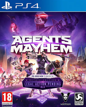 Agents of Mayhem Retail Edition - PS4 - omslag