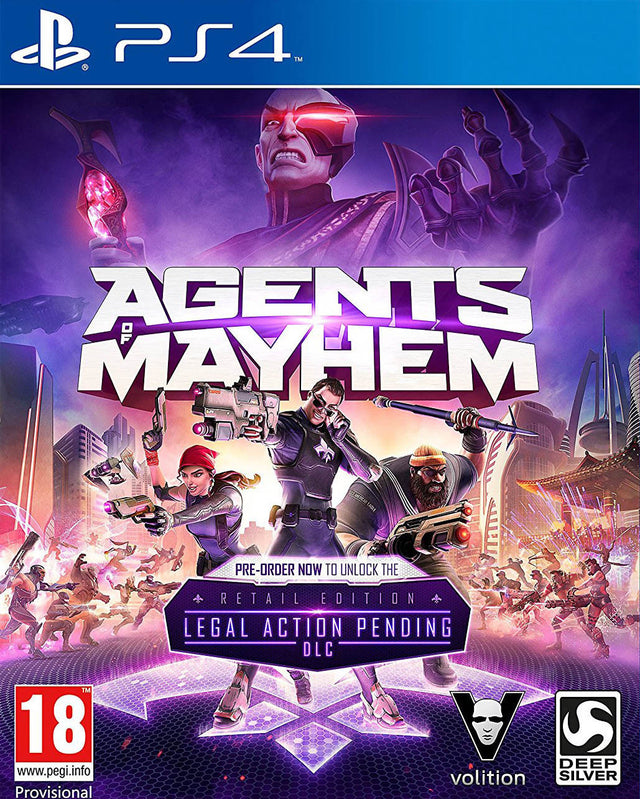 Agents of Mayhem Retail Edition - PS4 - omslag