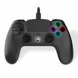 Freaks and Geeks – sort PS4-controller med 3 m kabel – forside